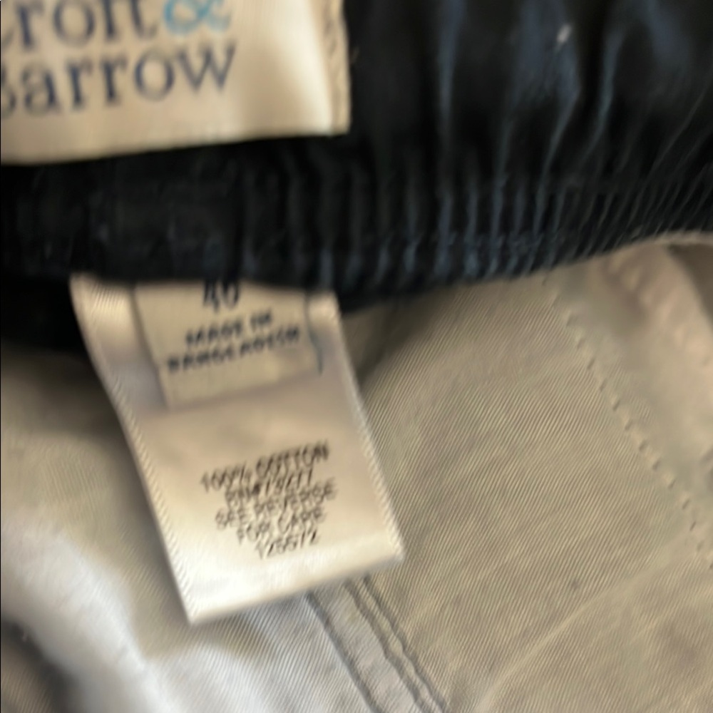 Mens Cargo shorts from Croft & barrow- Navy, Gray, Khaki taupe - Picture 6 of 6